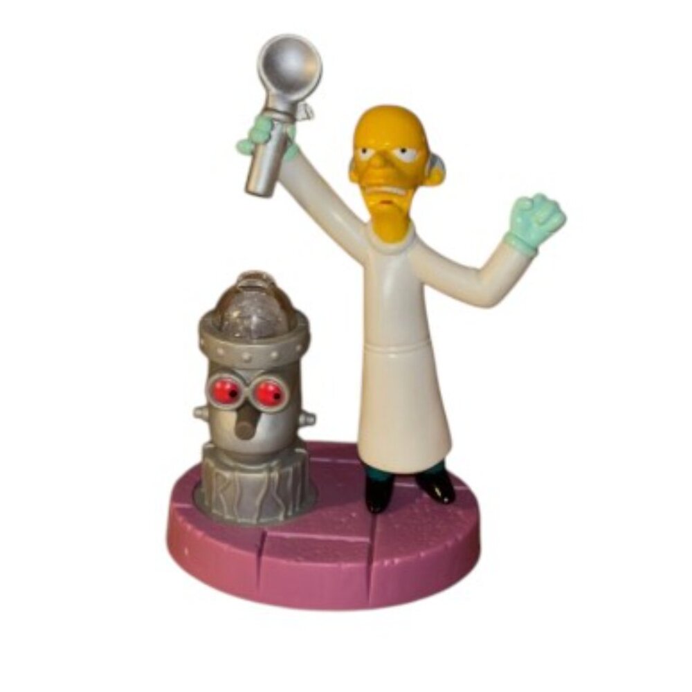 The Simpsons Spooky Light-Ups #4 Mr. Burns 2001 Burger King Figure Sealed